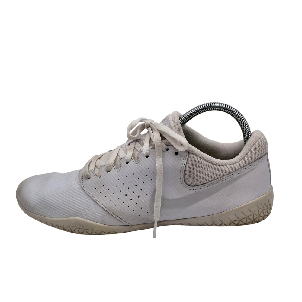 Nike Cheer Shoes Womens Size 10 White Mesh Cheerleading‎ Sneakers 943790-100